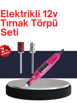 6 Uçlu Elektrikli Manikür Pedikür Seti
