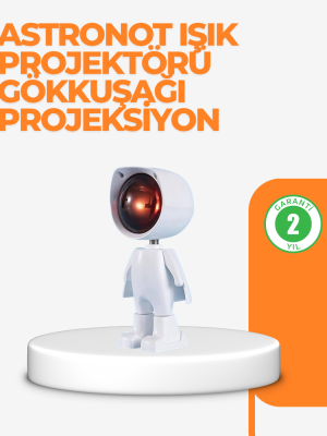 USB Şarjlı Taşınabilir Gün Batımı Projektör Lambası