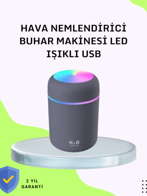 Taşınabilir Hava Nemlendirici – Renkli Işık ve USB Bağlantı