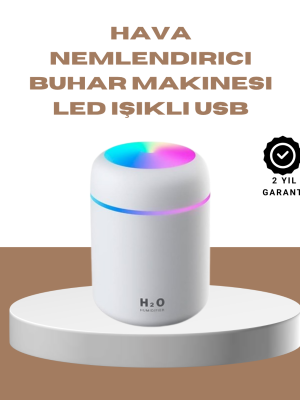 USB Girişli Taşınabilir Mini Nemlendirici 300ml Su Hazneli