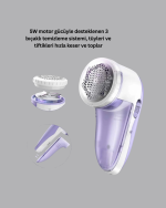 Tüy ve Tiftik Temizleyici – 3 Bıçaklı, 200ml Kapasiteli - Görsel 2