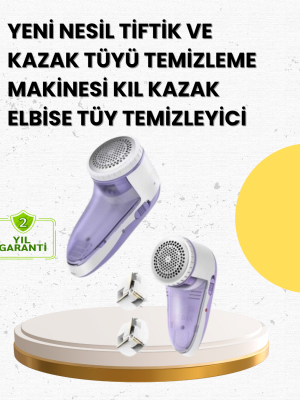 Tiftik ve Tüy Toplama Cihazı – 200ml Hazne, Kompakt Boyut