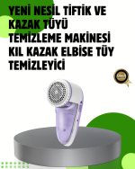 Pamuk Tiftik Tüy Temizleme Makinesi 5W – 3 Bıçaklı Sistem