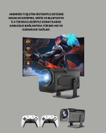 Taşınabilir Full HD Projektör - 1 GB RAM, 8 GB Hafıza - Görsel 2