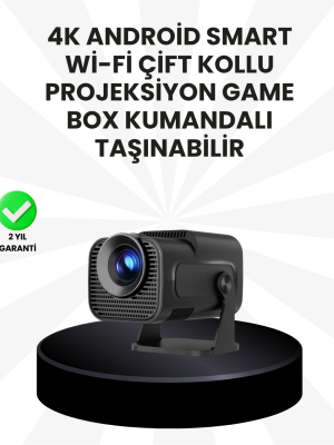 WiFi6 ve Bluetooth 5.4 Destekli LED Projektör - HCS350pro