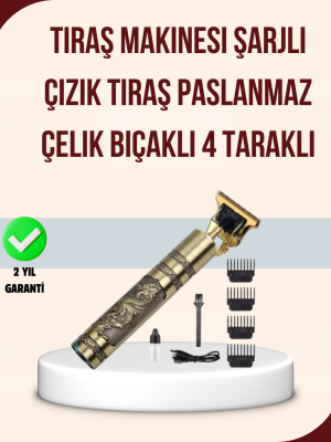 Titreşim Motorlu Erkek Saç ve Sakal Düzeltici