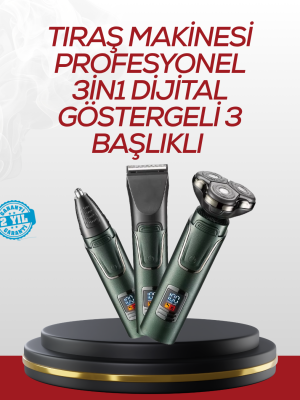 Burun, Sakal ve Saç İçin Erkek Tıraş Cihazı