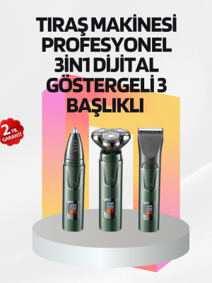 Kablosuz Şarjlı Çok Amaçlı Tıraş Makinesi