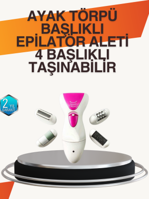 4 Fonksiyonlu Epilasyon ve Tırnak Bakım Makinesi