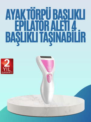 Şarjlı Epilatör ve Ayak Törpüsü Seti