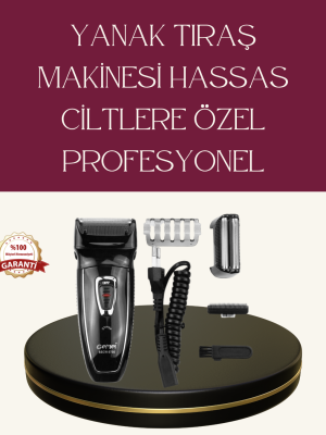 Erkekler İçin Folyo Başlıklı Tıraş Makinesi