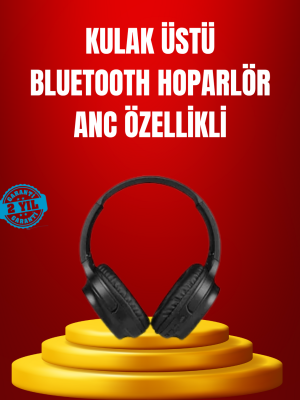Geniş Frekans Aralıklı Bluetooth Kulak Üstü Kulaklık