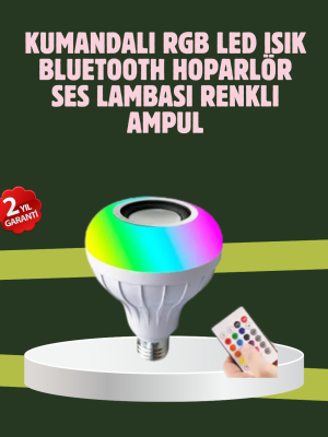 Hoparlörlü LED Ampul – Ev ve Ofis İçin Akıllı Aydınlatma Çözümü