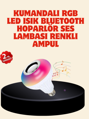 Bluetooth Bağlantılı RGB LED Ampul – Şık ve Fonksiyonel