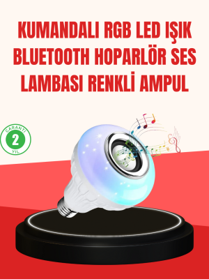 Akıllı LED Ampul – E27 Uyumlu ve Müzik Çalarlı Tasarım