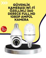İki Yönlü Ses Destekli Ev Güvenlik Kamerası – Yerel Kayıt Özellikli
