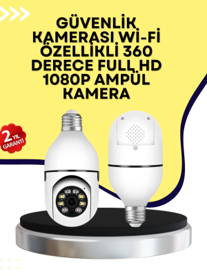 İki Yönlü Ses Destekli Ev Güvenlik Kamerası – Yerel Kayıt Özellikli