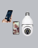 1080P Gece Görüşlü Ampul Güvenlik Kamerası – Kablolu ve Kablosuz Seçenekli - Görsel 5