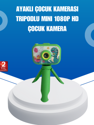 Kreatif Vlog Kamerası – 3-12 Yaş İçin Güvenli ve Renkli Tasarım