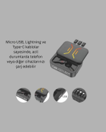 300mAh Kutulu Bluetooth Kulaklık – 40mAh Kulaklık Bataryası - Görsel 3