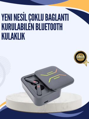 Bluetooth V5.0 TWS Kulaklık – 3 Saat Kesintisiz Kullanım