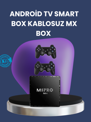 Android TV Box 10K Ultra HD Medya Oynatıcı ve Oyun Cihazı