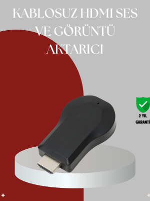 AirPlay ve DLNA Destekli Kablosuz HDMI Ekran Paylaşım Cihazı