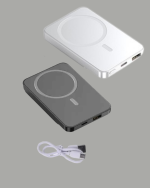 5000mAh / 10000mAh Kapasiteli Manyetik USB-C ve Kablosuz Powerbank - Görsel 5