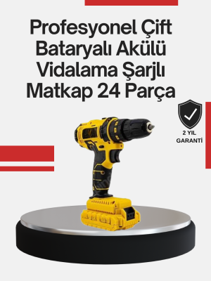 Ergonomik Tasarımlı 12V Matkap | 2 Vitesli, LED Aydınlatmalı ve Dayanıklı