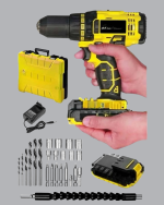 Ergonomik Tasarımlı 12V Matkap | 2 Vitesli, LED Aydınlatmalı ve Dayanıklı - Görsel 3