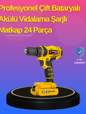 Hafif ve Ergonomik 12V Kablosuz Matkap | Hızlı Şarj ve Uzun Pil Ömrü