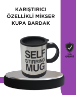 Toz İçecekler İçin Hızlı Karıştırma Özellikli Termos Kupa