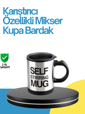 Kendi Kendini Karıştıran Termos Kupa – Pratik, Güçlü Motorlu ve Termos Özellikli