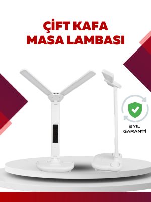 Göz Koruyucu LED Okuma Lambası | Titreşimsiz Işık, Kalemlik ve Stand Fonksiyonlu