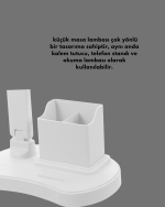 Göz Koruyucu LED Okuma Lambası | Titreşimsiz Işık, Kalemlik ve Stand Fonksiyonlu - Görsel 4