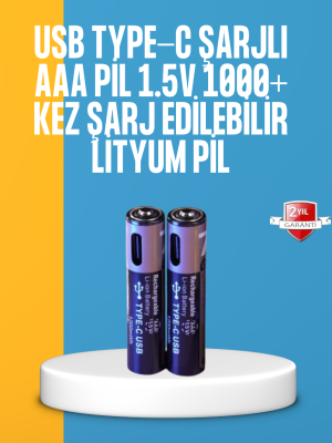 1200mWh Kapasiteli Lityum AAA Pil – Düşük Enerji Tüketen Cihazlar İçin Maksimum Dayanıklılık