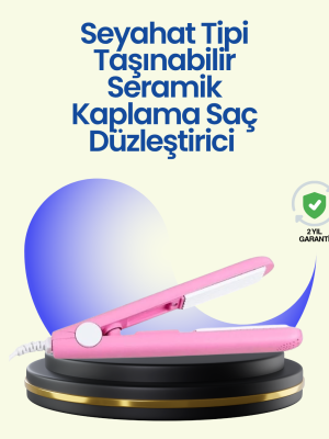 Hafif ve Taşınabilir Seramik Kısa Saç Maşası – Seyahate Uygun Ergonomik ve Güvenli Tasarım