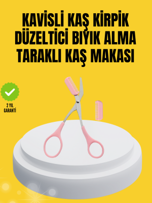 Kaş, Kirpik ve Tırnak Çevresi Temizliği İçin Çok Fonksiyonlu Makas