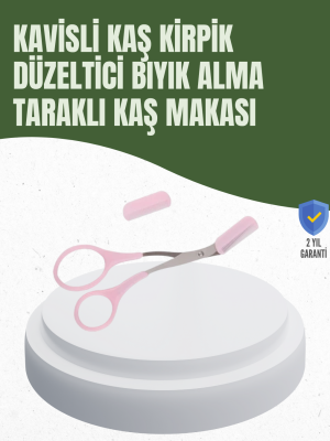 Hassas Kesim İçin Kavisli Yüz Bakım Makası