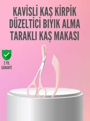 Kaş ve Kirpik Şekillendirme İçin Yüz Bakım Makası