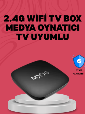 4K UHD Android Medya Oynatıcı 8 GB Hafıza 2 GB RAM Wi-Fi Destekli