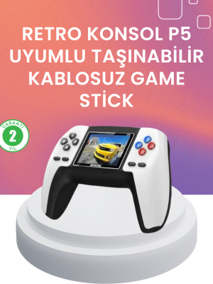 Kompakt Retro Oyun Konsolu | P5 GamePad ile Eski Günlere Dönün