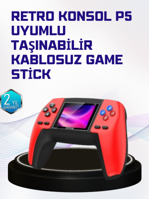 P5 Retro Oyun Konsolu | Ergonomik Tasarım, Taşınabilir