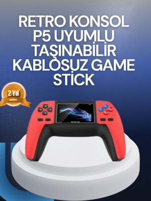 Tak Çalıştır Mini Retro GamePad | 520 Klasik Oyun