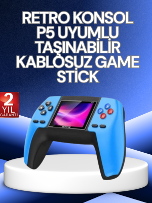 P5 Retro GamePad | 520 Klasik Oyunlu Mini Oyun Konsolu