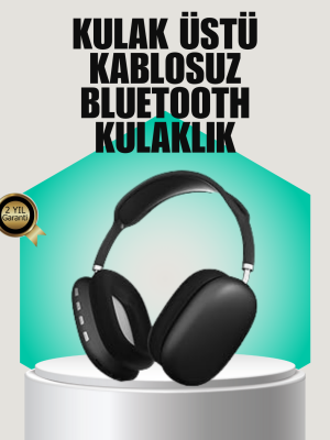 Stereo Ses Kaliteli Bluetooth Kulaklık | Katlanabilir ve Ergonomik Tasarım