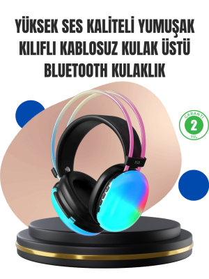 Konforlu Tasarımlı Kablosuz Gaming Kulaklık – Uzun Pil Ömrüyle