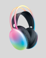 Type-C Şarjlı RGB Işıklı Bluetooth Oyuncu Kulaklığı - Görsel 4