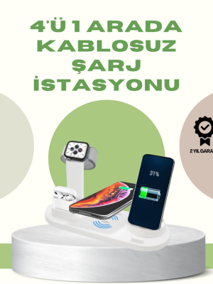 360° Döner Bağlantı Noktalı Kaymaz Taban – Akıllı Şarj Teknolojisiyle Donatılmış Geniş Uyumluluk