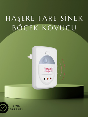 Ultrasonik Ses Dalgalarıyla Kimyasalsız Fare ve Böcek Kovucu Cihaz